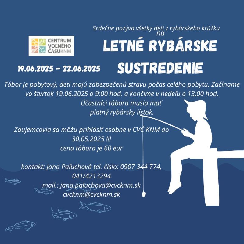 Plagát - rybárske sústredenie